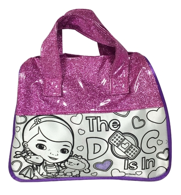 Borsa di totalizzatore variopinta di scarabocchio con il poliestere di Doodlebag personale maniglia